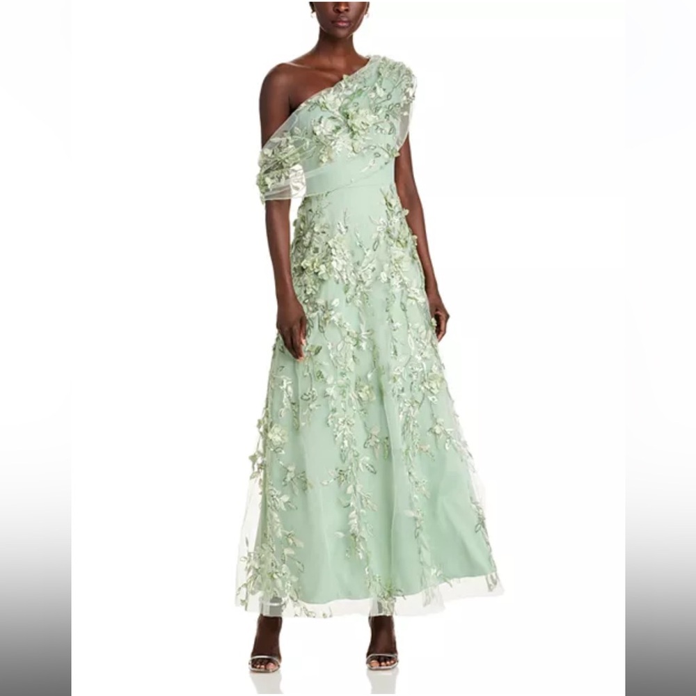 Eliza J Asymmetric Floral Gown